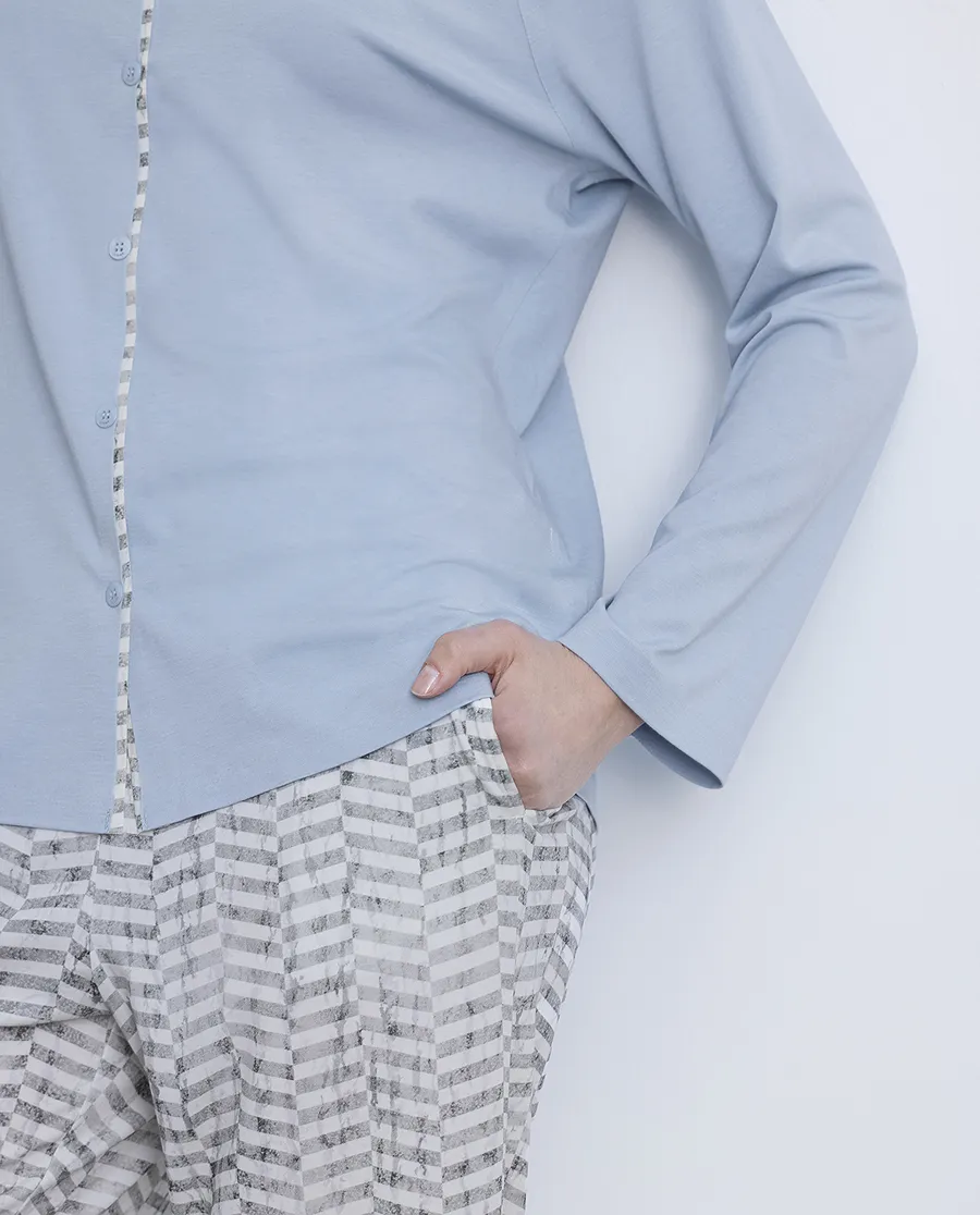 Aimer Algae Sleepwear Long-sleeve Top - Image 3