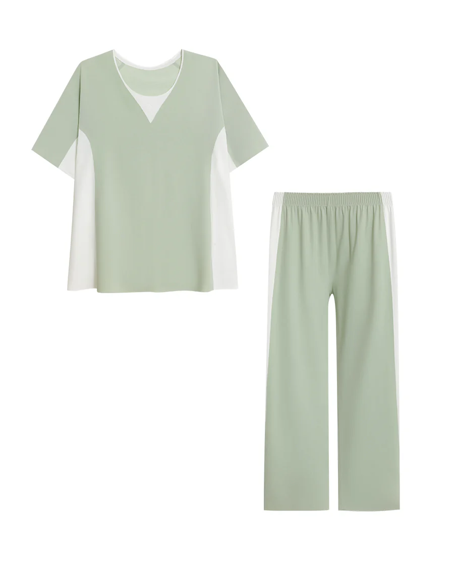 Aimer Algae Sleepwear Short-Sleeve Set - Image 11