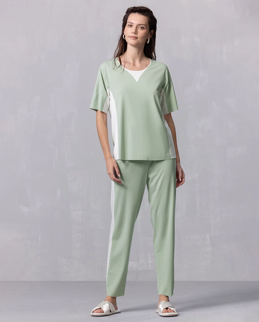 Aimer Algae Sleepwear Short-Sleeve Set - Image 7