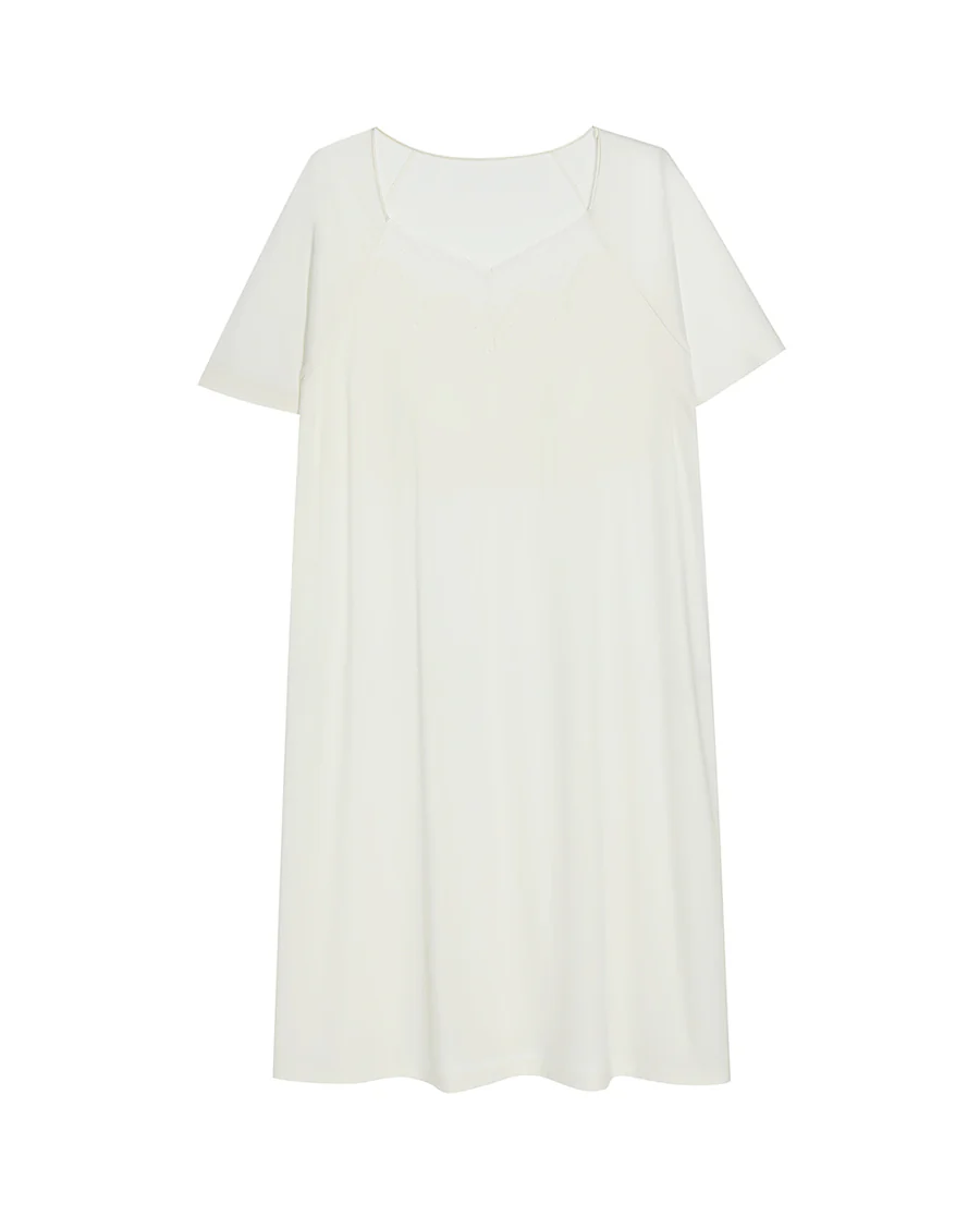 Aimer Cool-feeling Built-in Padded Nightgown - Image 5
