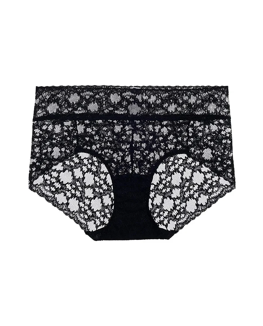 Aimer Flat Lace Applique Mid-Rise Briefs - Image 3