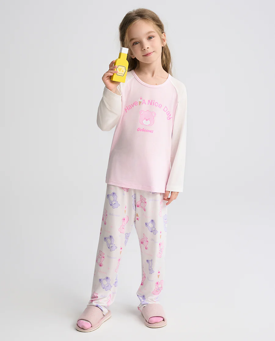 Aimer Kids Long-sleeved Homewear Set For Girls - Image 3