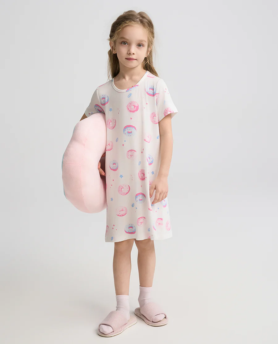 Aimer Kids Short-sleeved Nightdress For Girls - Image 4