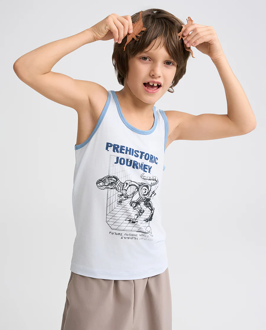 Aimer Kids Tencel Modal Tank Top For Boys - Image 3