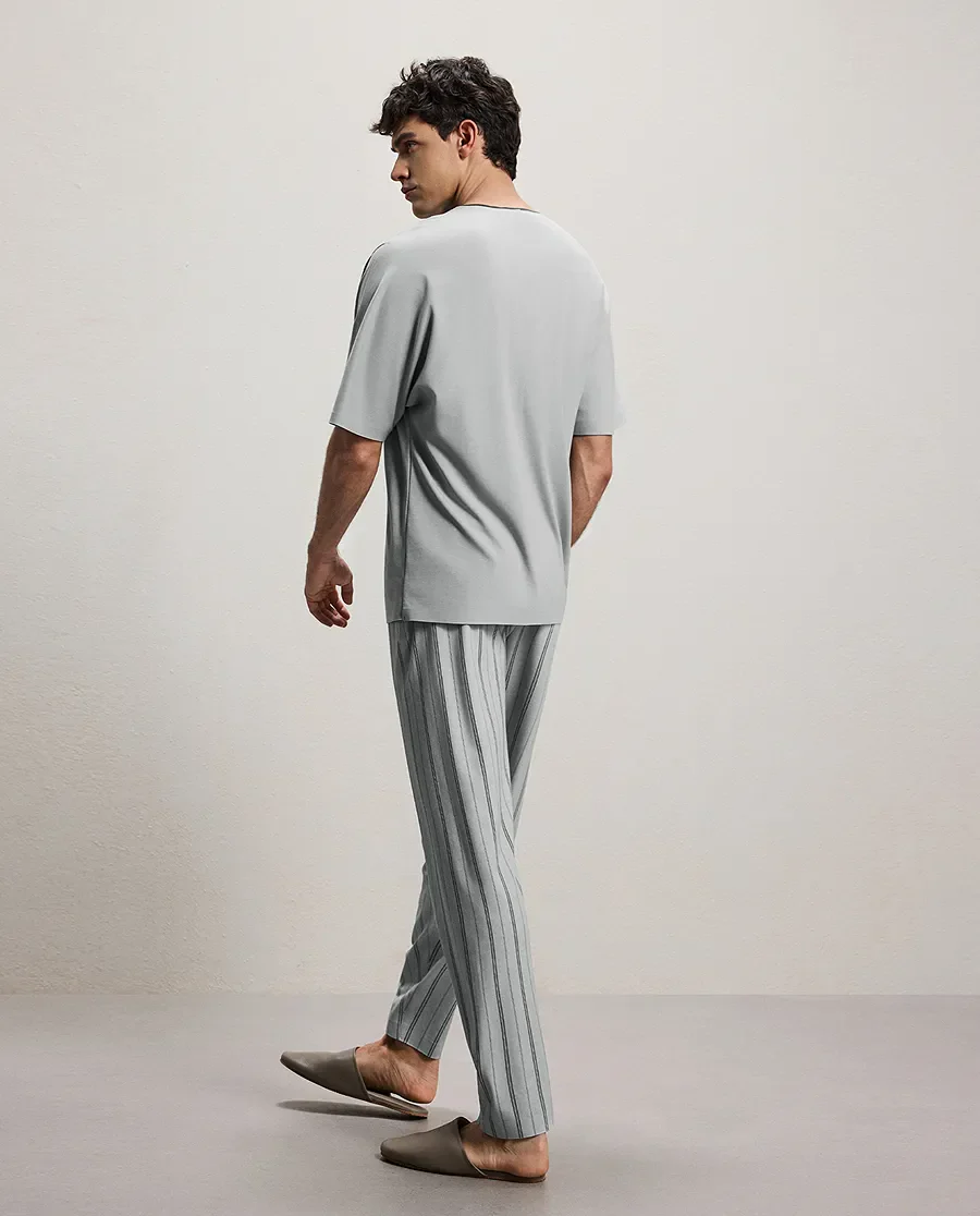 Aimer Men Algae Sleepwear Pajama Pants - Image 3