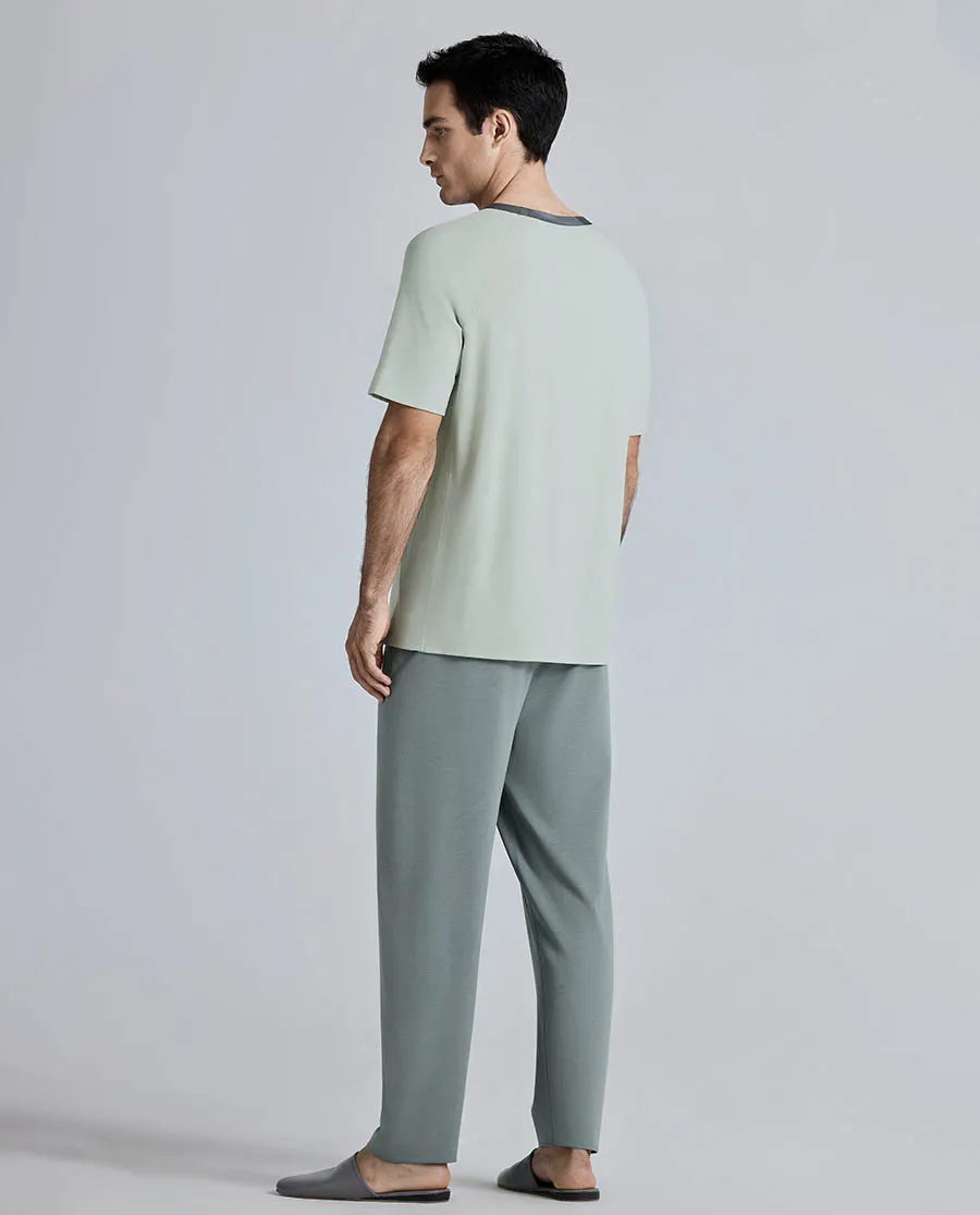Aimer Men Algae Sleepwear Pajama Trousers - Image 4