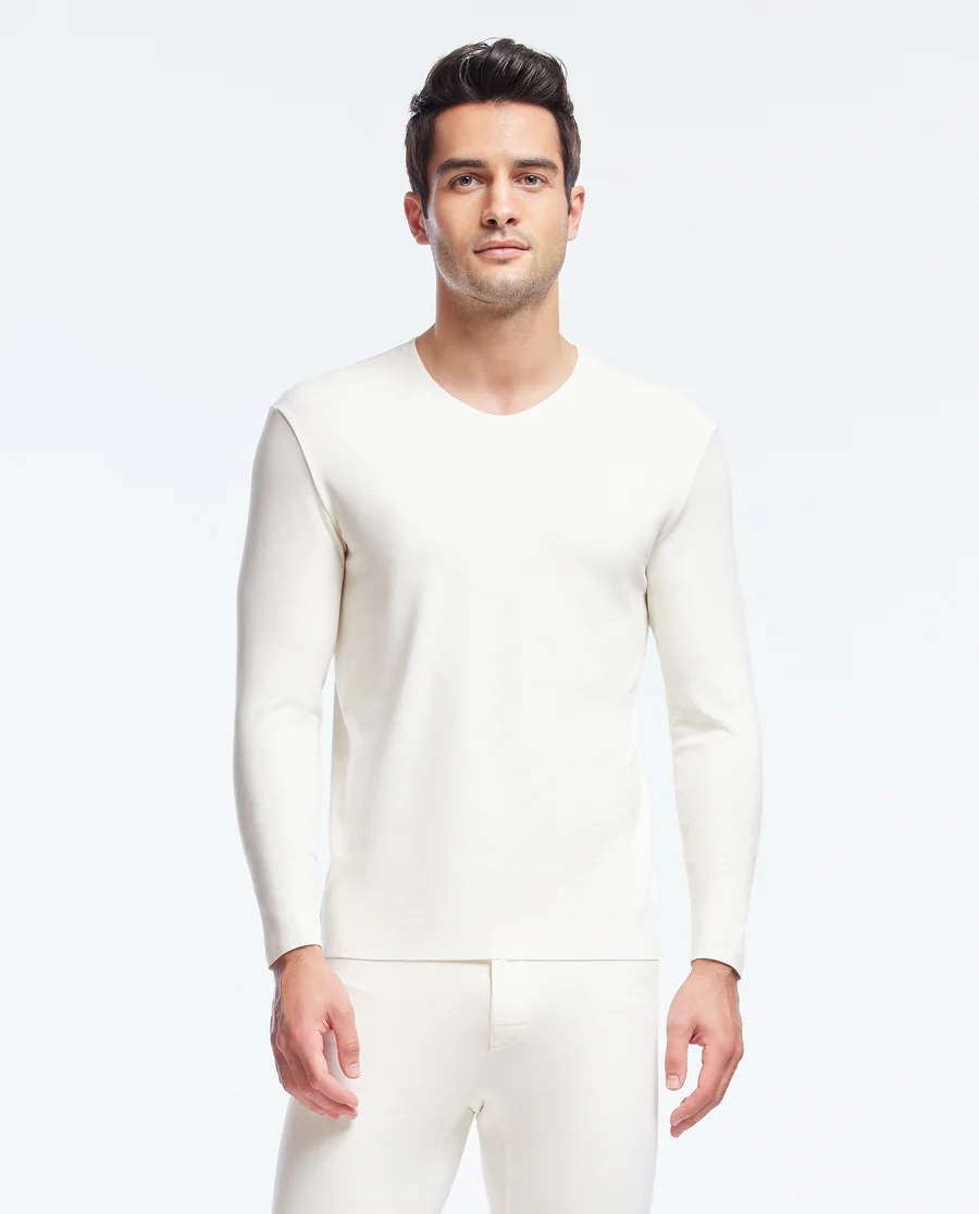Aimer Men Cashmere Seamless Thermal Top - Image 10