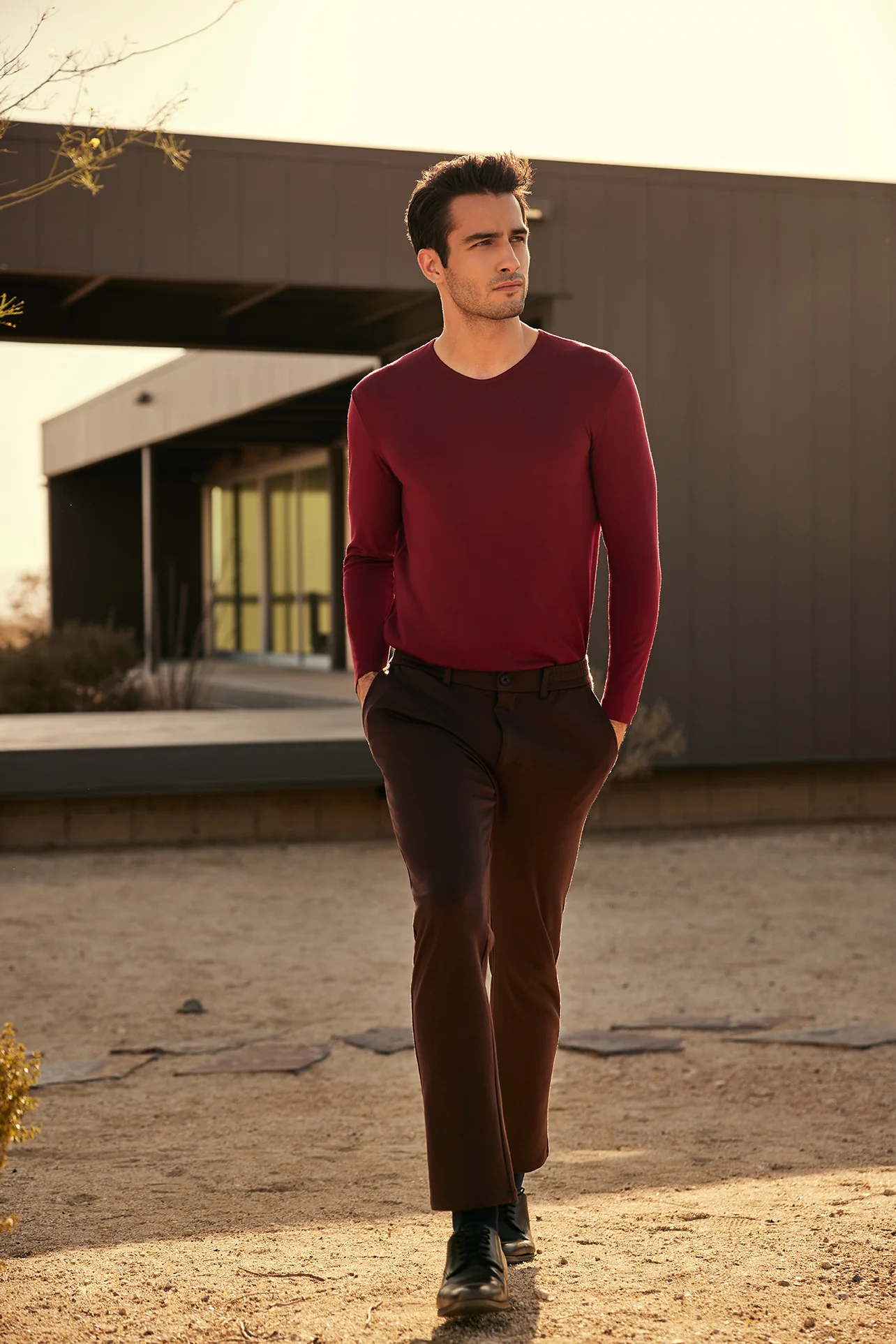 Aimer Men Cashmere Seamless Thermal Top - Image 18