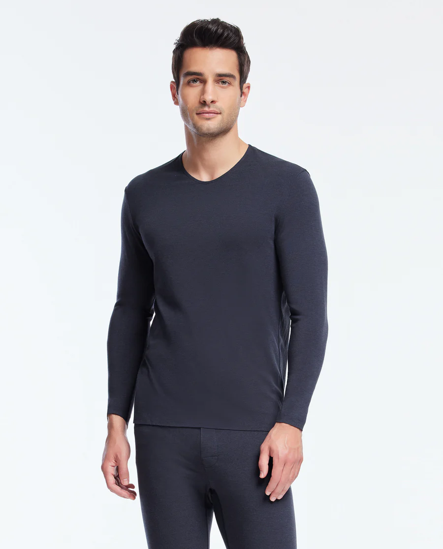 Aimer Men Cashmere Seamless Thermal Top - Image 3