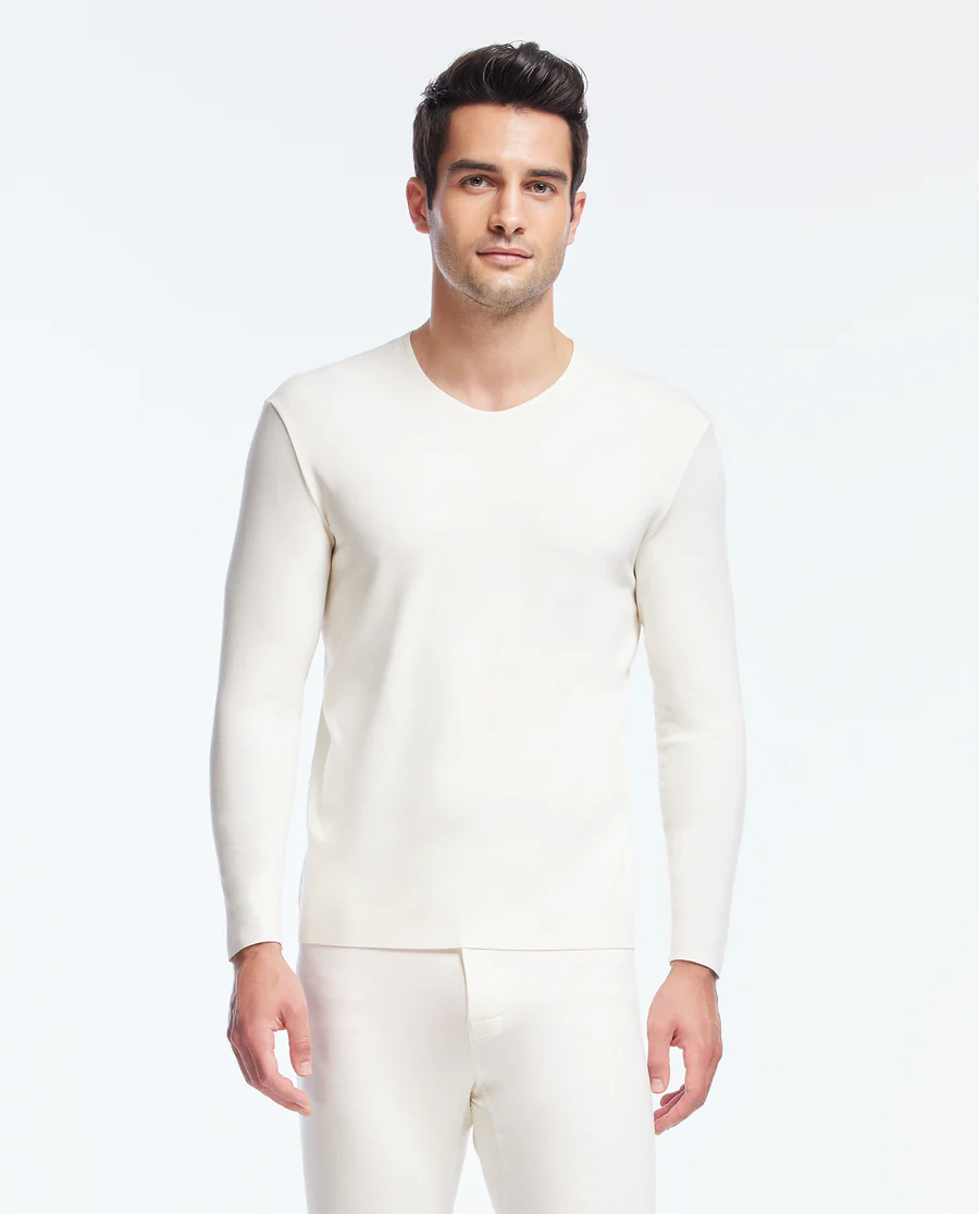 Aimer Men Cashmere Seamless Thermal Top - Image 9