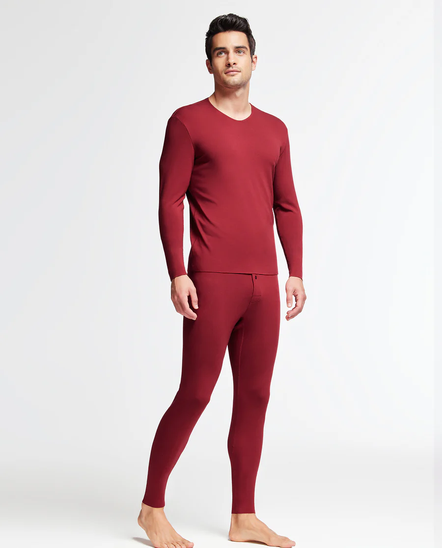 Aimer Men Cashmere Seamless Thermal Trousers - Image 10