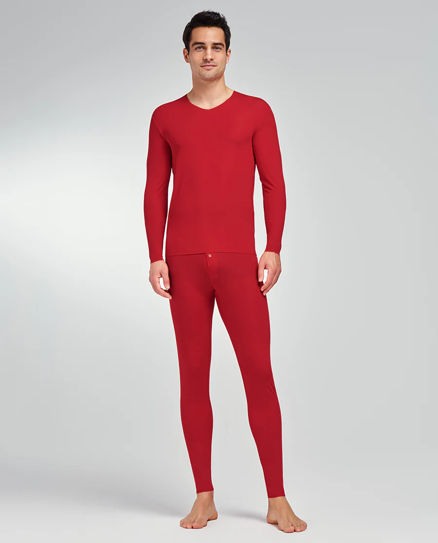 Aimer Men Modal  Seamless Thermal Underwear - Image 19