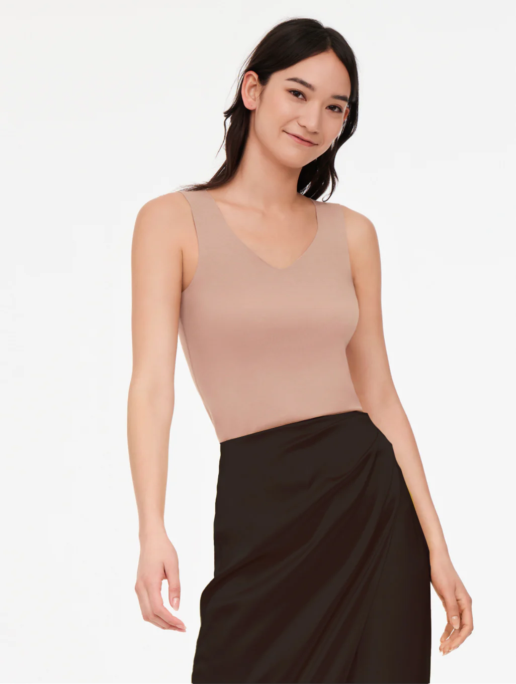 Aimer Milk Fiber Collection V-Neck Undershirt - Image 8