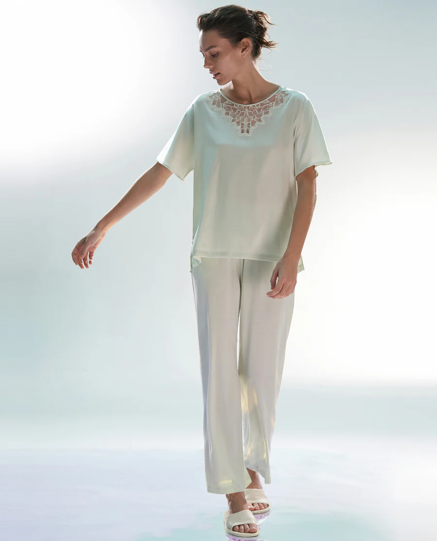 Aimer Short-Sleeve Pajama Set - Image 4