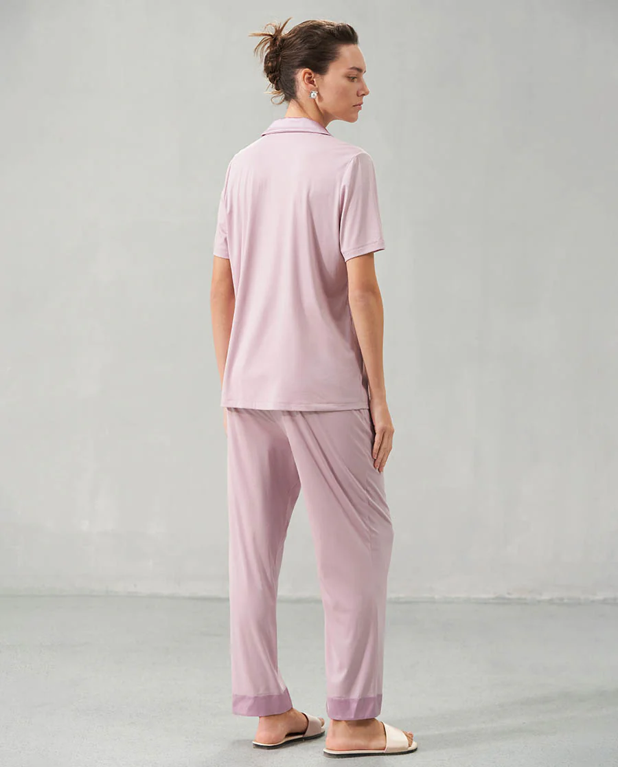 Aimer Short-Sleeve Pajama Set - Image 4