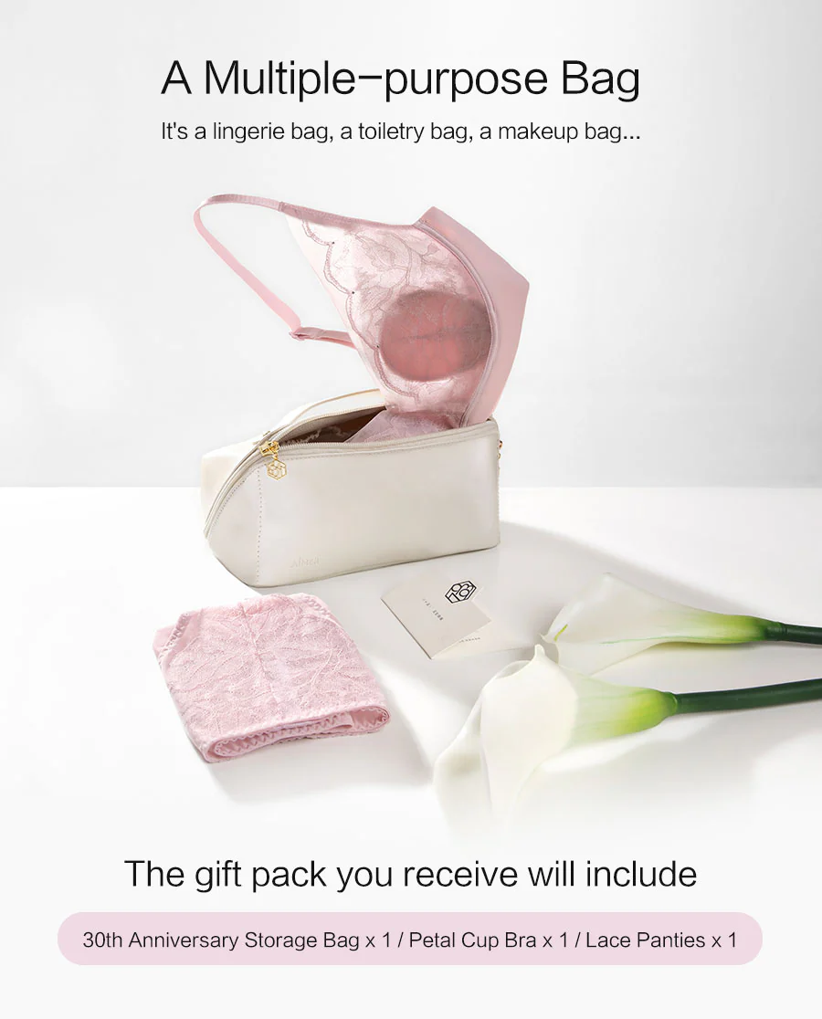 Aimer Wireless Bra & Panty Set with Storage Bag - Image 17